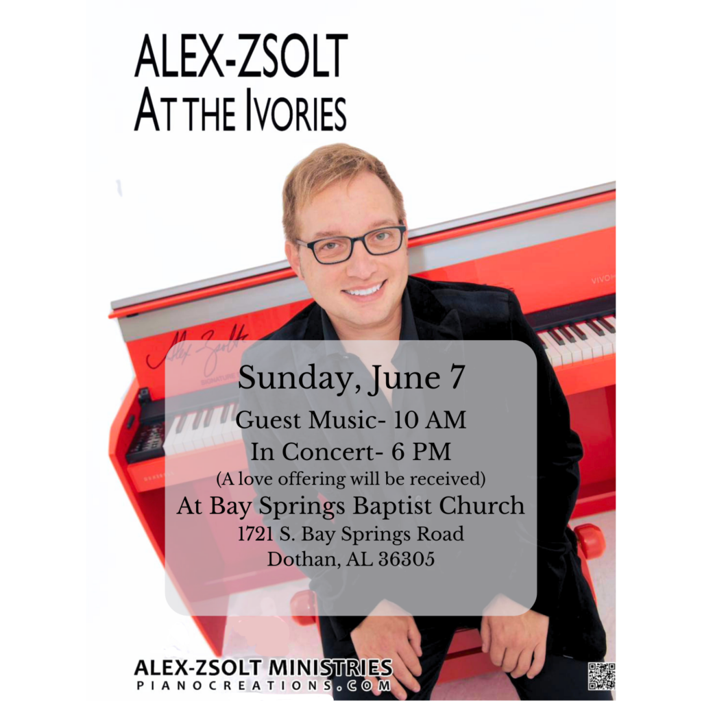 Alex-Zsolt in Concert- Sun., June 7, 2026, 6 pm